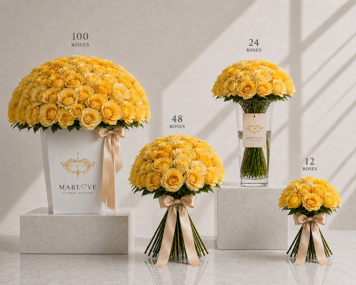 Premium  Rose Collection - Yellow