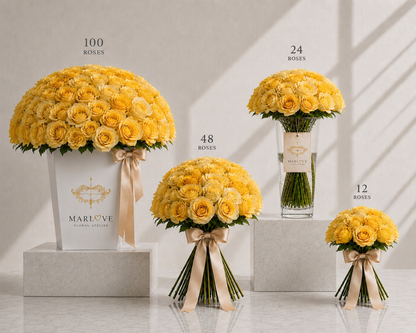 Premium  Rose Collection - Yellow