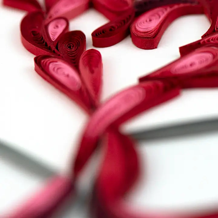 A Toast To Love Quilled Greeting Card