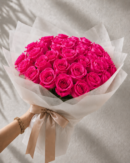 Premium  Rose Collection - Hot Pink
