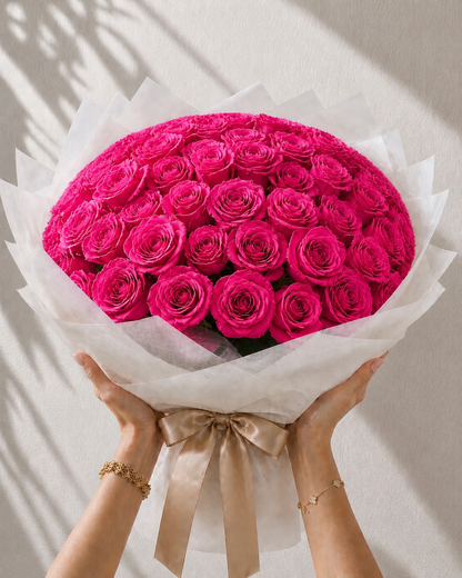 Premium  Rose Collection - Hot Pink