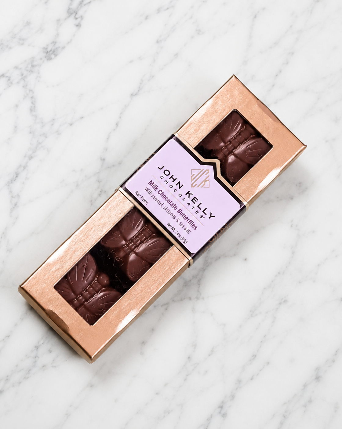 4 Piece Milk Chocolate Butterflies