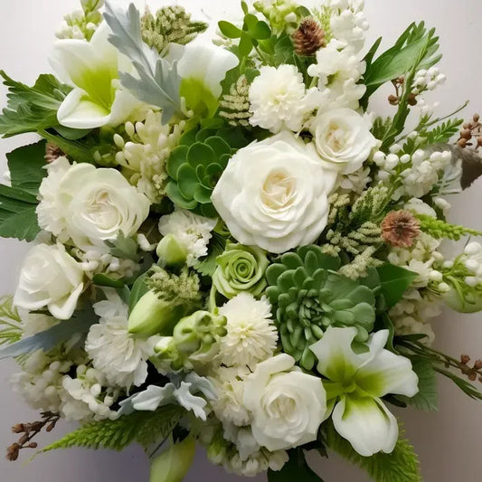 Designer’s Choice - White & Green