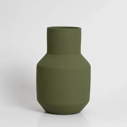 Sado Decorative Vase - Moss Green
