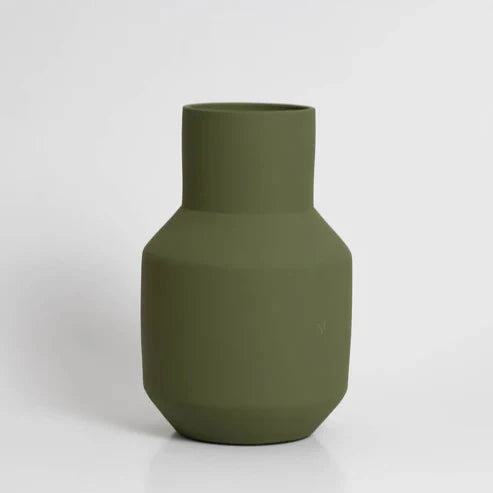 Sado Decorative Vase - Moss Green