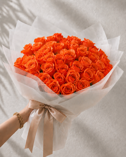Premium  Rose Collection - High Orange