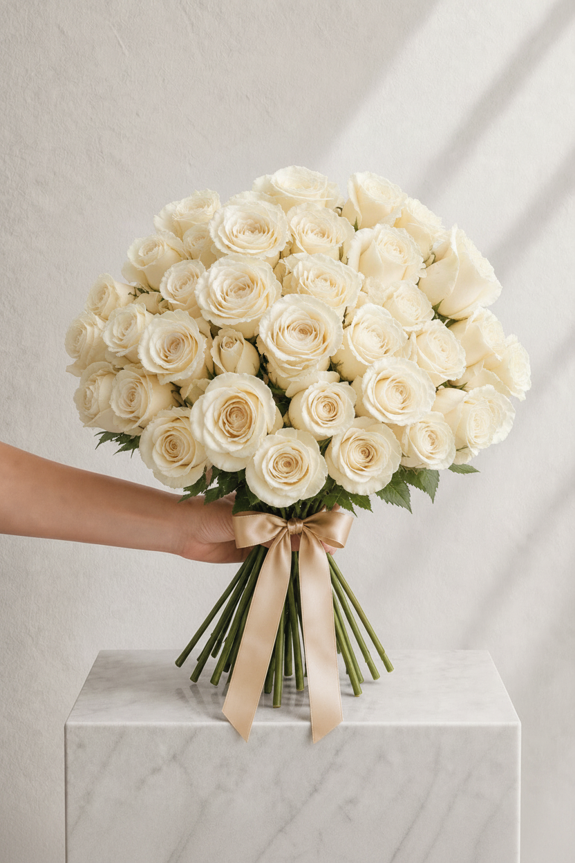 Premium  Rose Collection - Cream