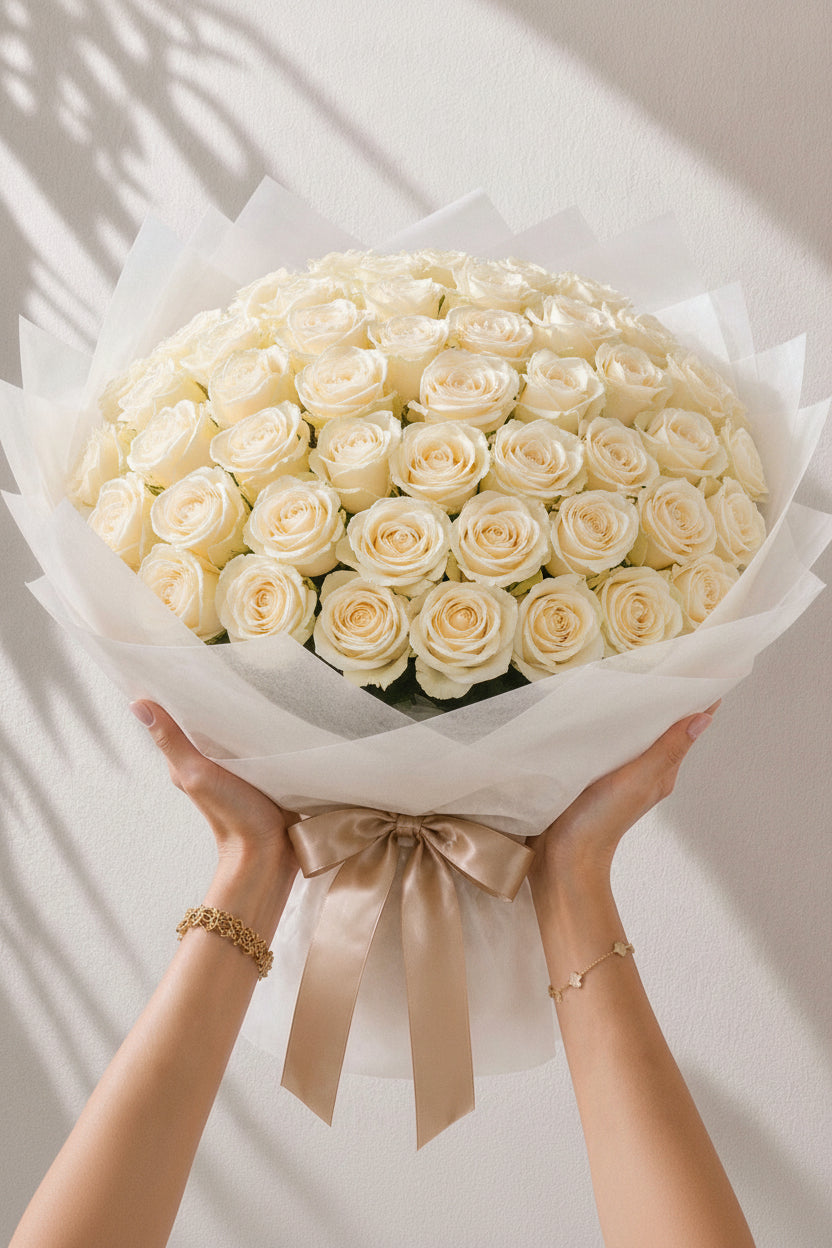 Premium  Rose Collection - Cream