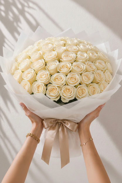Premium  Rose Collection - Cream