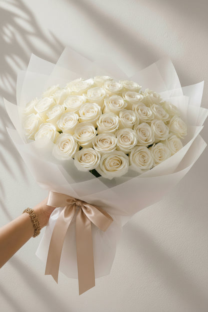 Premium  Rose Collection - White