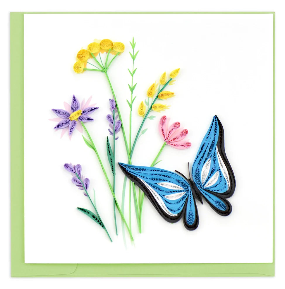 Butterfly & Wildflowers