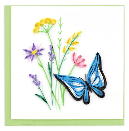Butterfly & Wildflowers