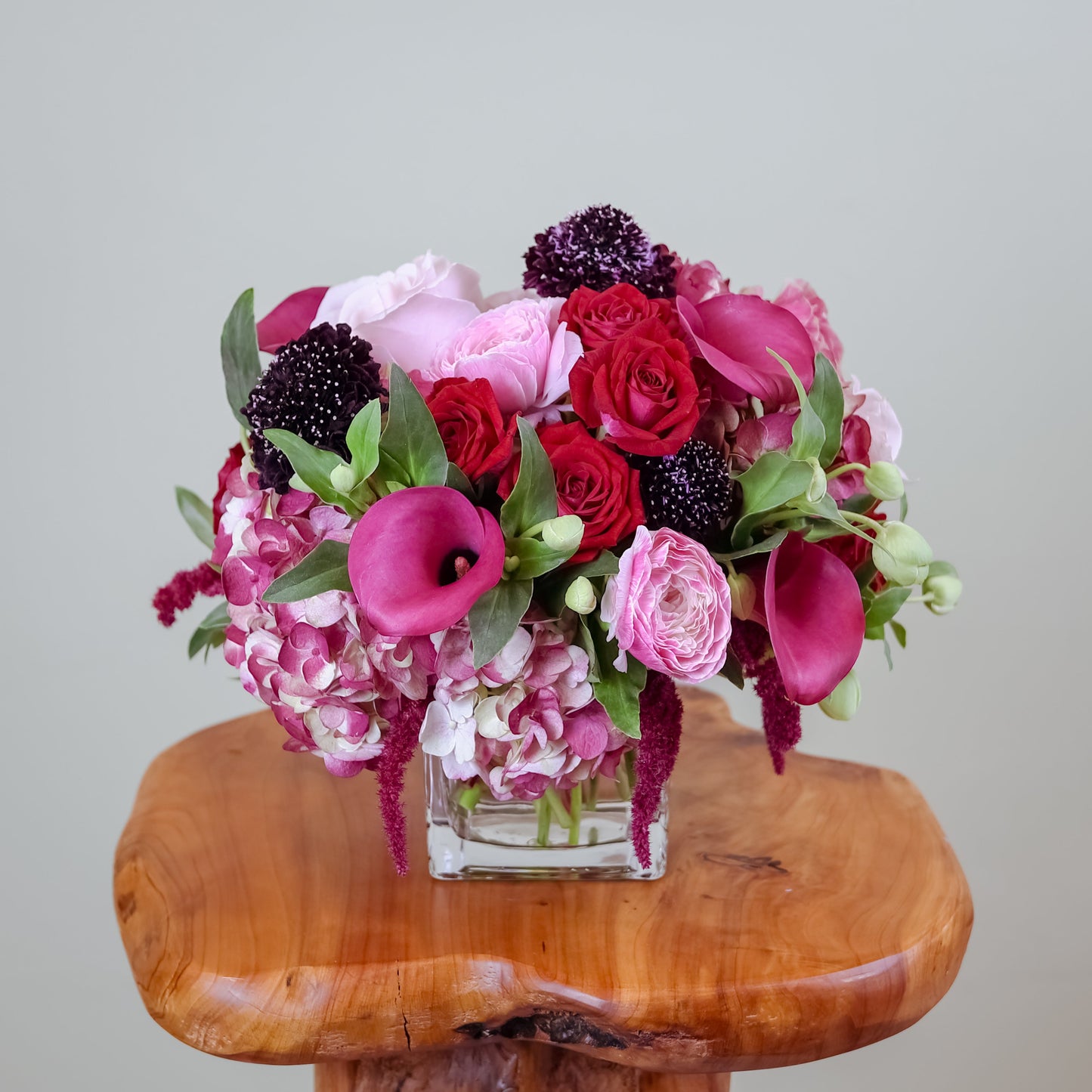 Velvet Harbor – Petite Square Centerpiece