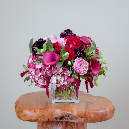 Velvet Harbor – Petite Square Centerpiece