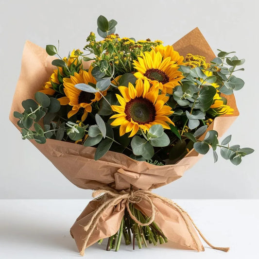 Wrapped Sunflowers Fields